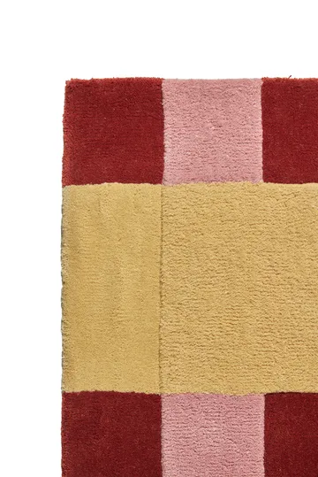 Aisles wool carpet - Red, 170x240 cm - Scandi Living