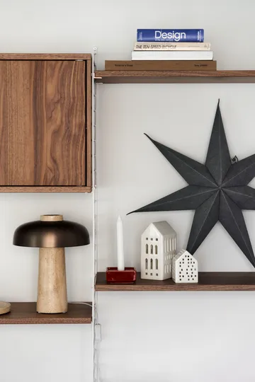 Bare advent star blue grey - 60 cm - Scandi Living