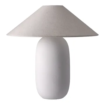 Boulder table lamp 48 cm white-nature - Scandi Living