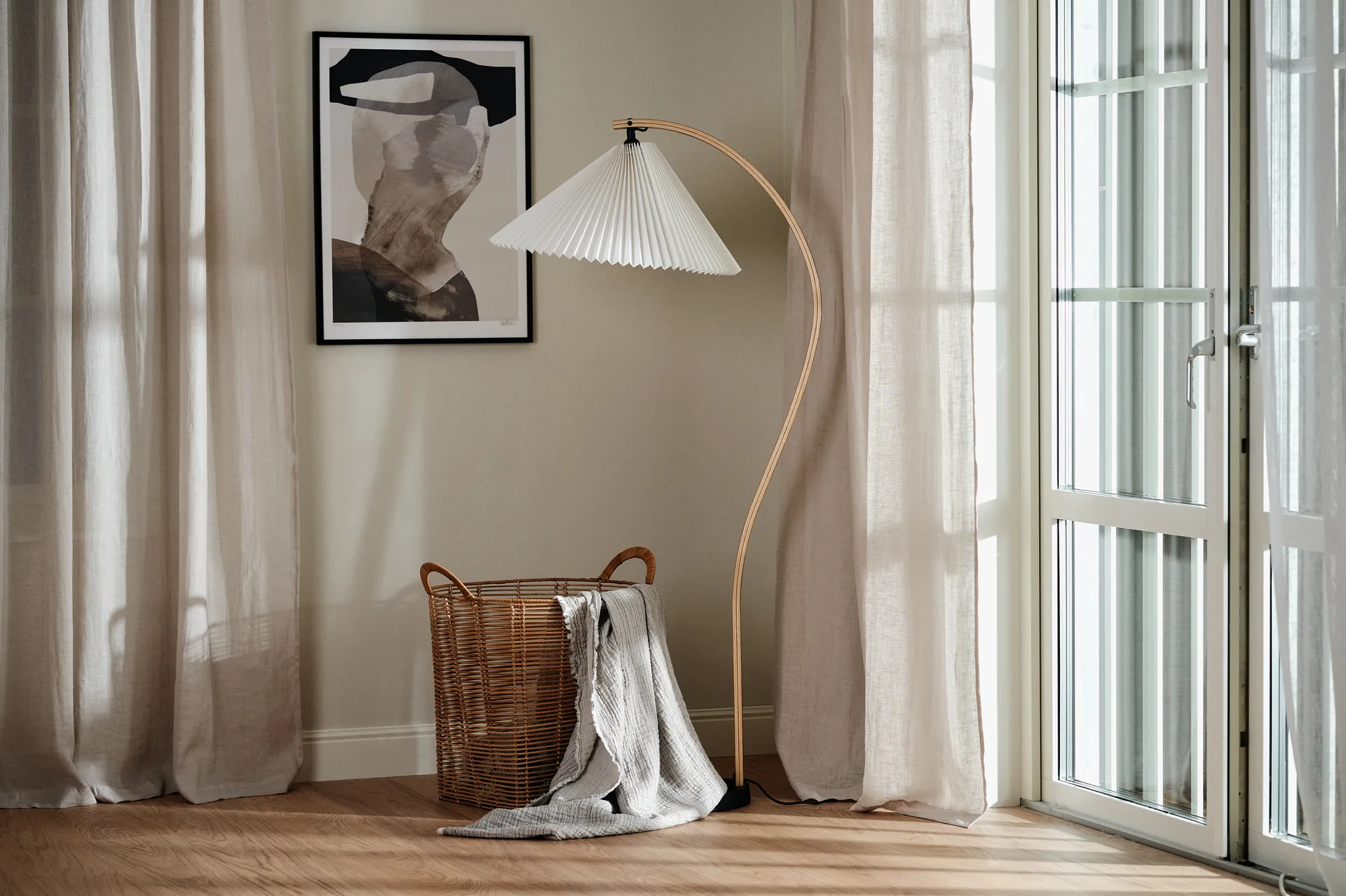 Breeze throw 160x260cm, Grey Scandi Living