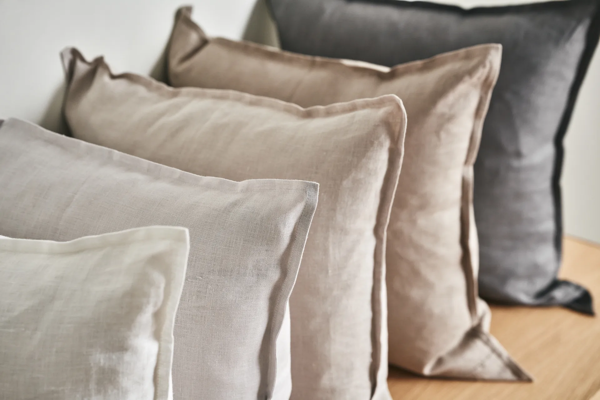 Calm pillow case linen 50x50 cm, Icy Grey Scandi Living