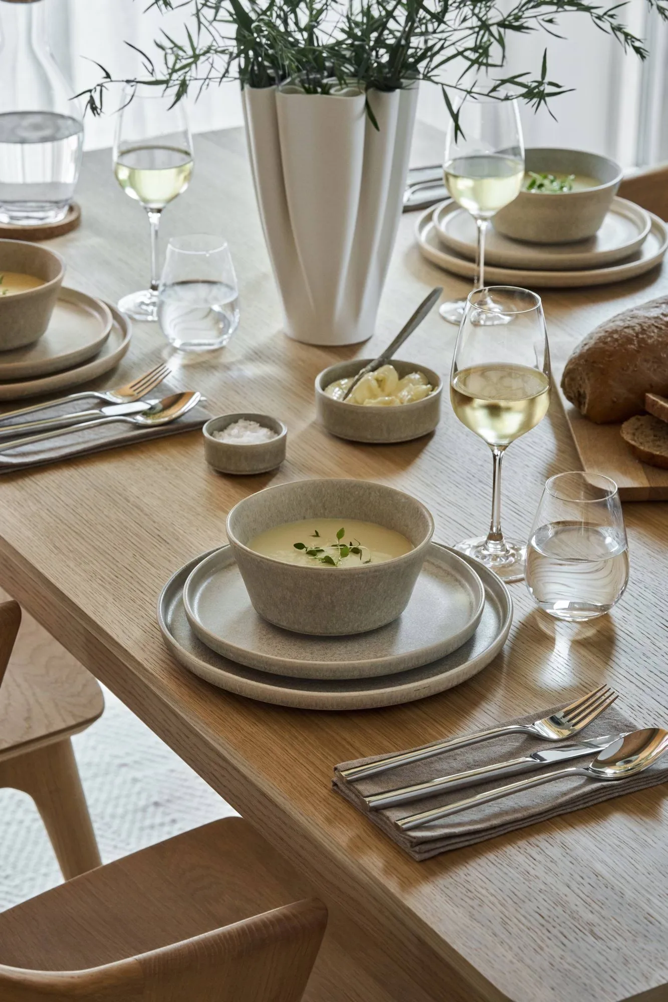 Clay dinner plate, Beige, Ø26 cm Scandi Living