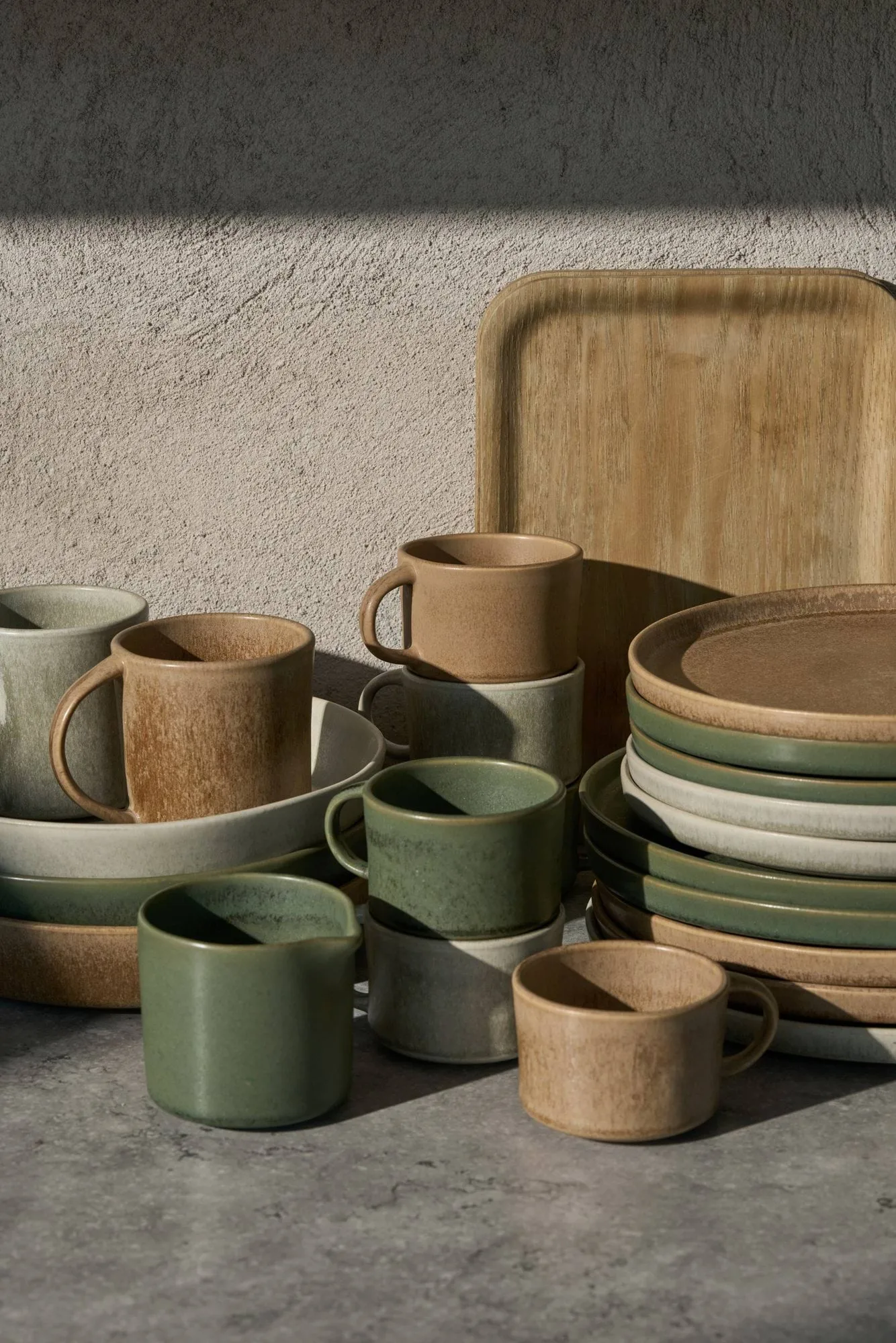 Clay side plate, Beige, Ø20 cm Scandi Living