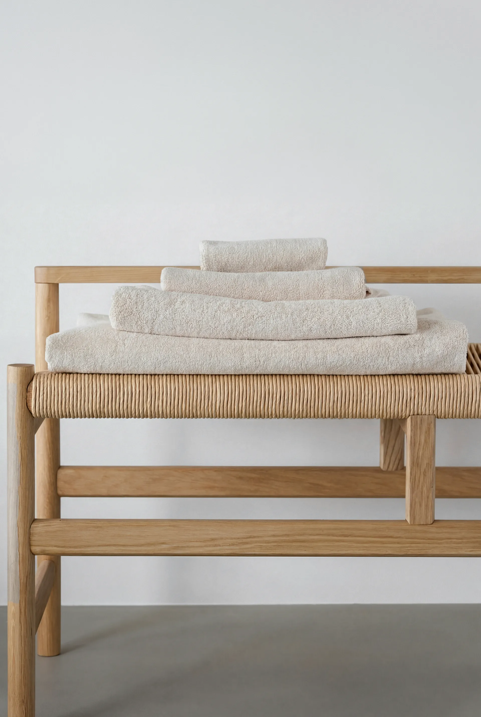 Drift bath towel 100x150 cm, White Scandi Living