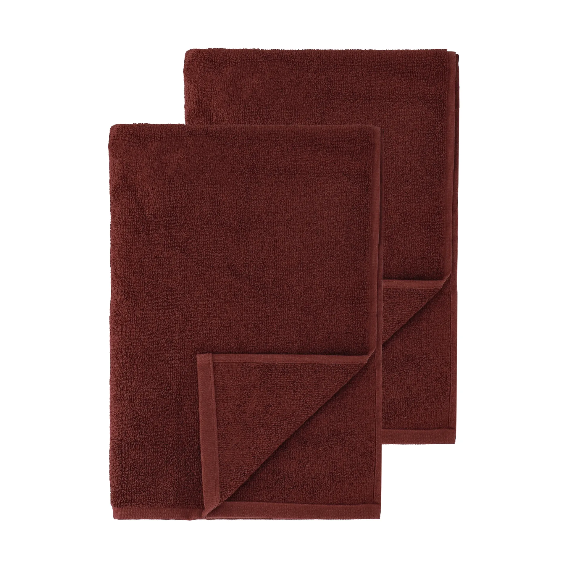 Drift bath towels 100x150 cm 2-pack - Red Scandi Living
