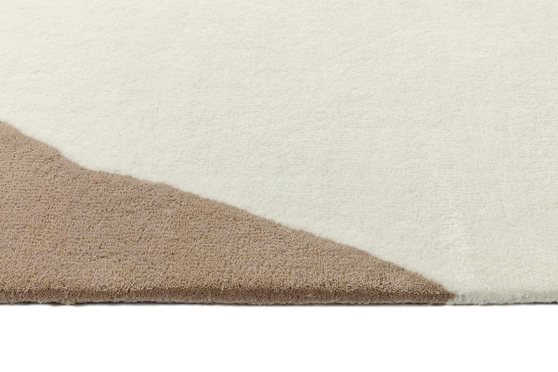 Flow wool carpet white-beige, 200x300 cm Scandi Living