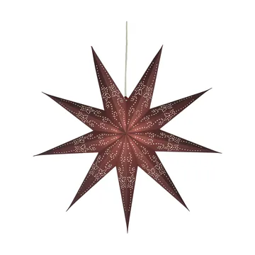 Folk advent star - Burgundy, Ø60 cm - Scandi Living