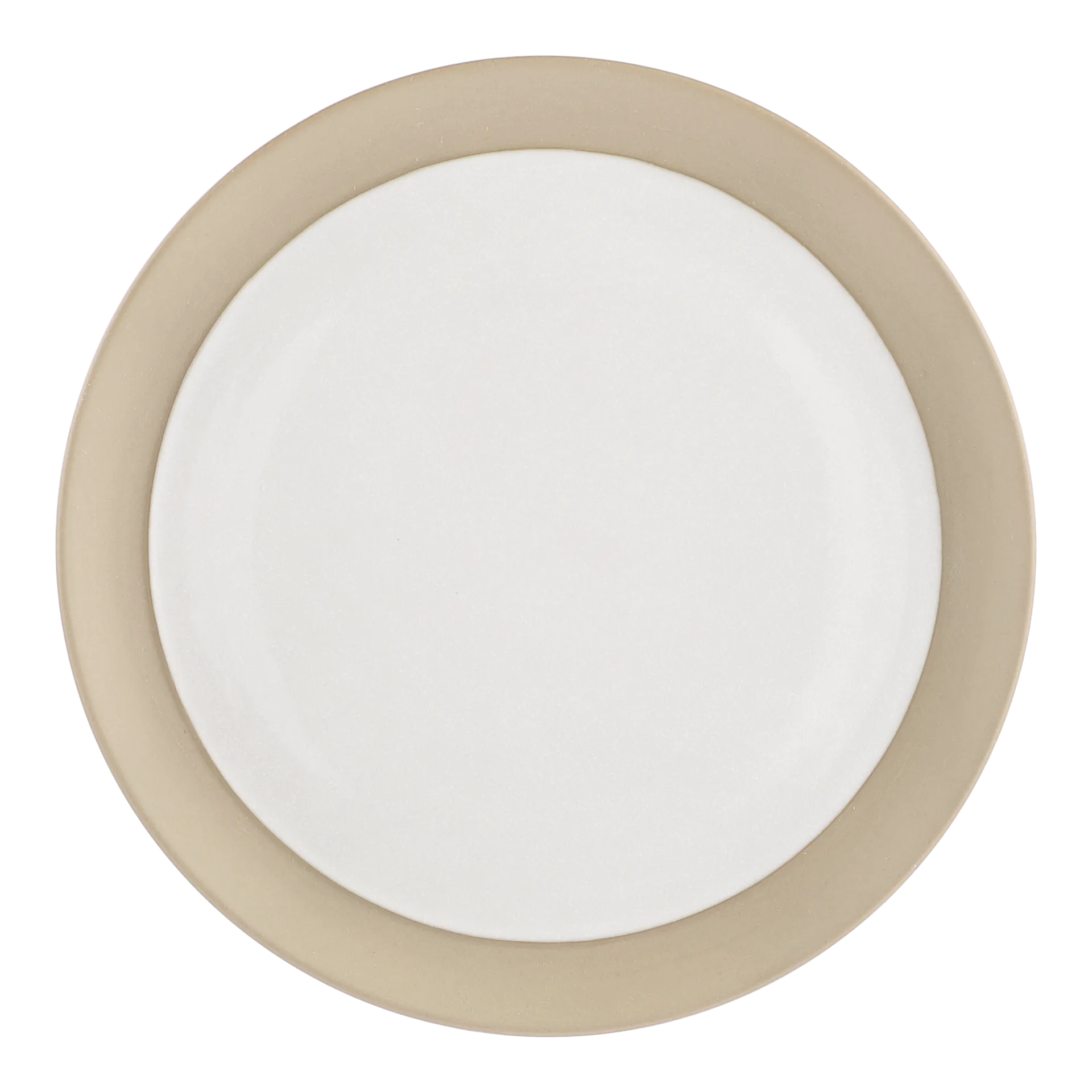 Fossil plate Ø26 cm, White Scandi Living