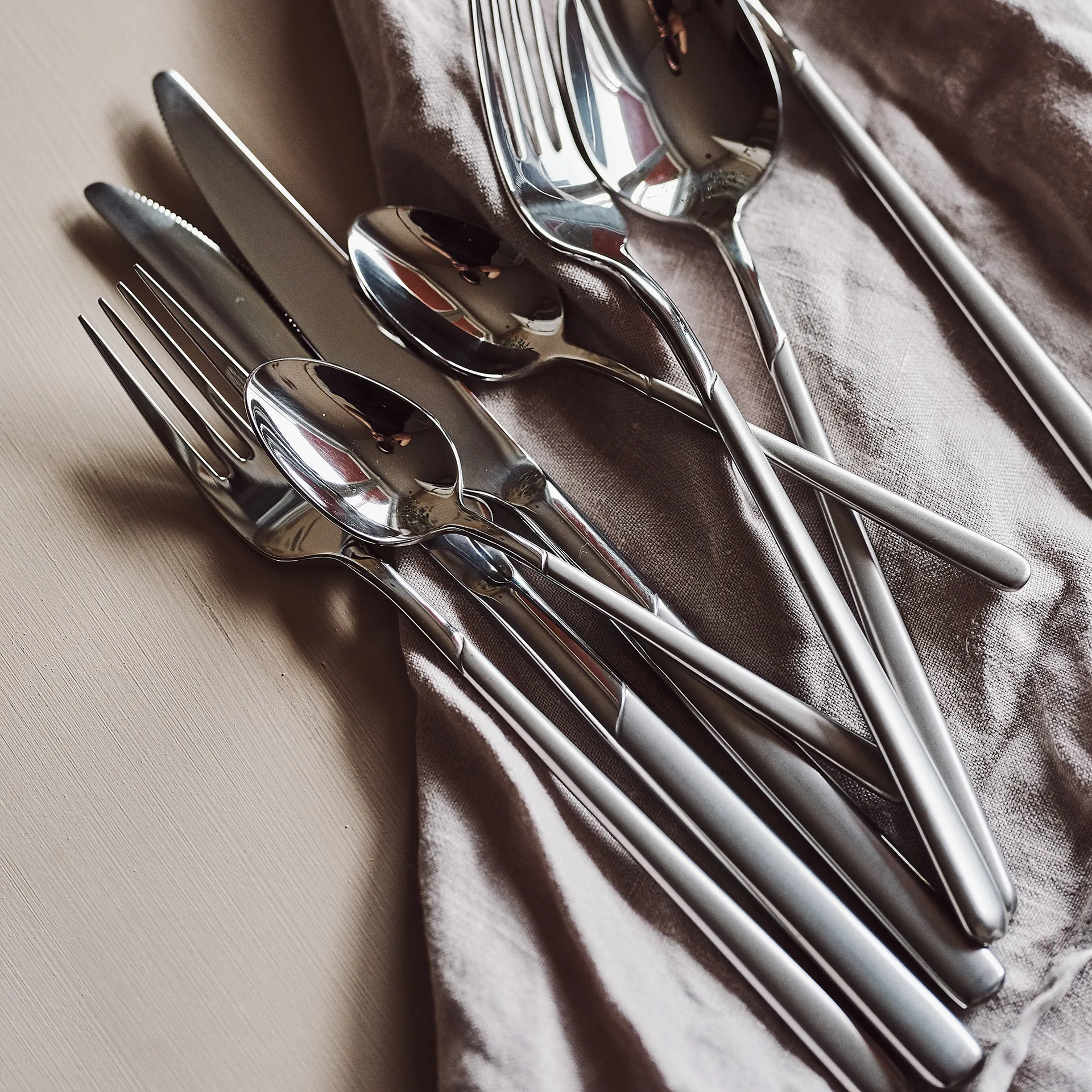 Frost cutlery 24 pieces, Stainless steel Scandi Living