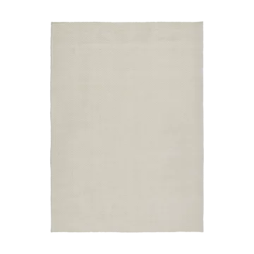 Furrow wool rug natural white - 170x240 cm - Scandi Living