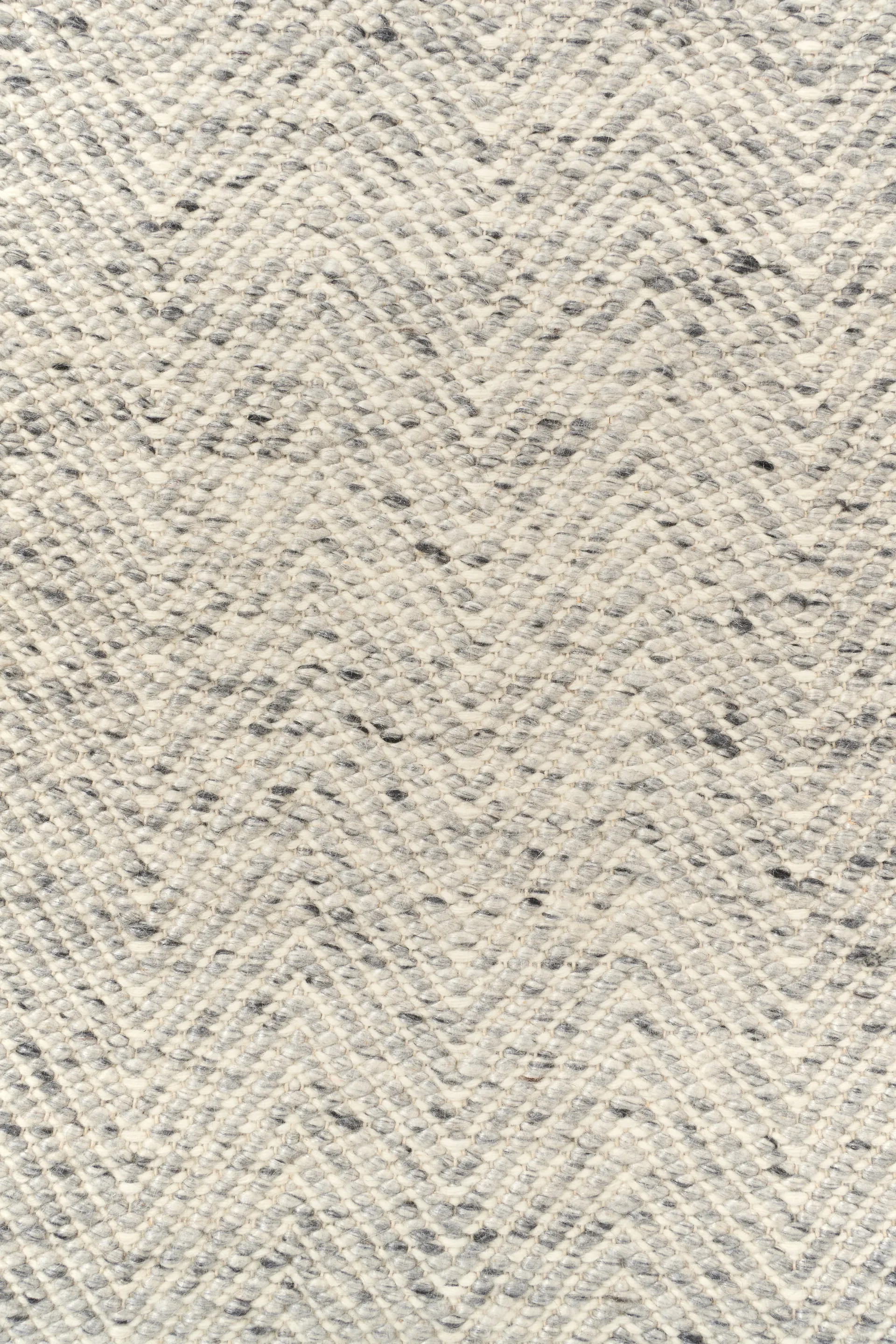 Furrow wool rug natural white/grey, 200x300 cm Scandi Living