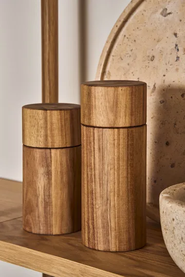 Hollow pepper mill 16 cm - Acacia - Scandi Living