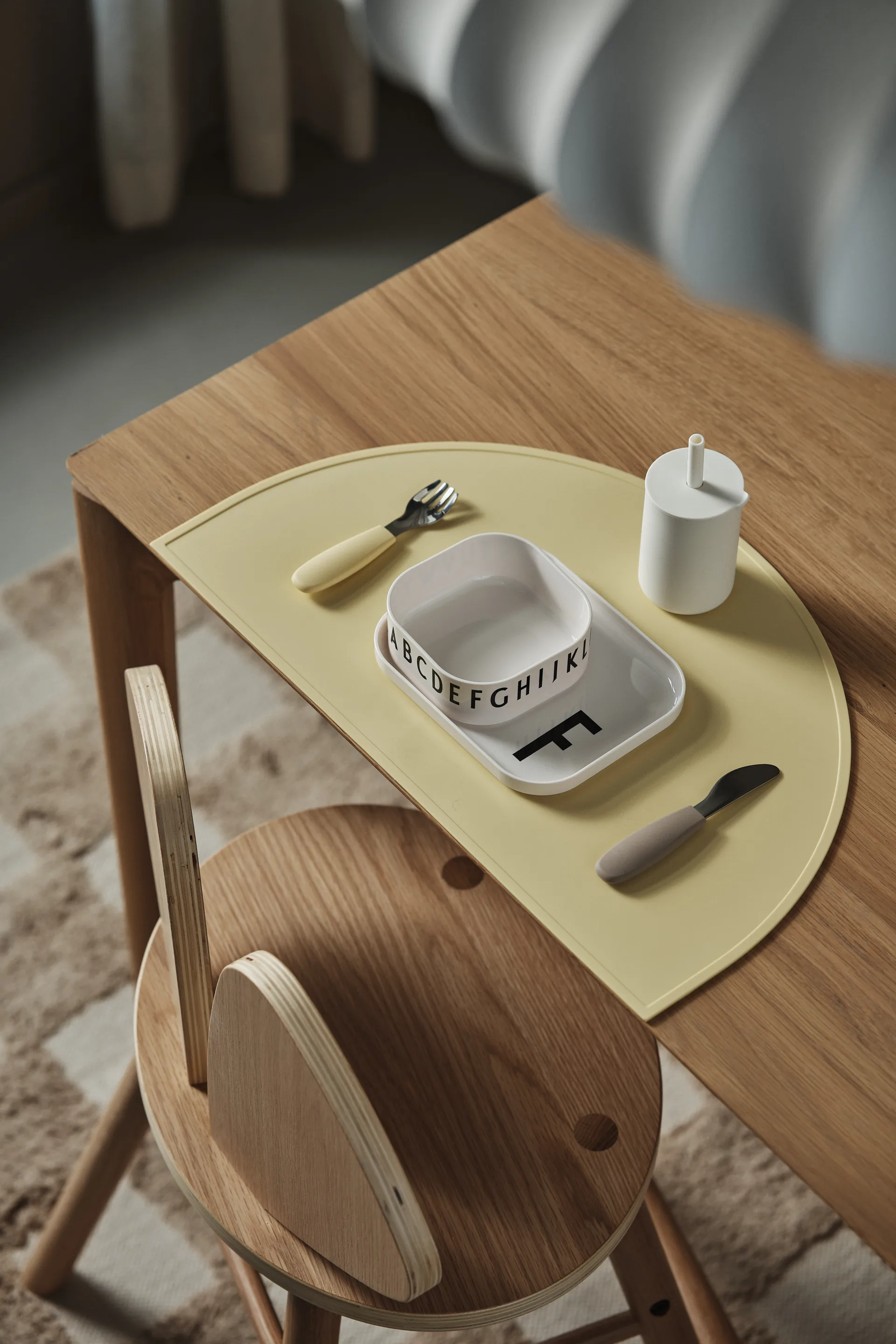 Idun mug with silicone straw 120 ml, Vanilla Scandi Living