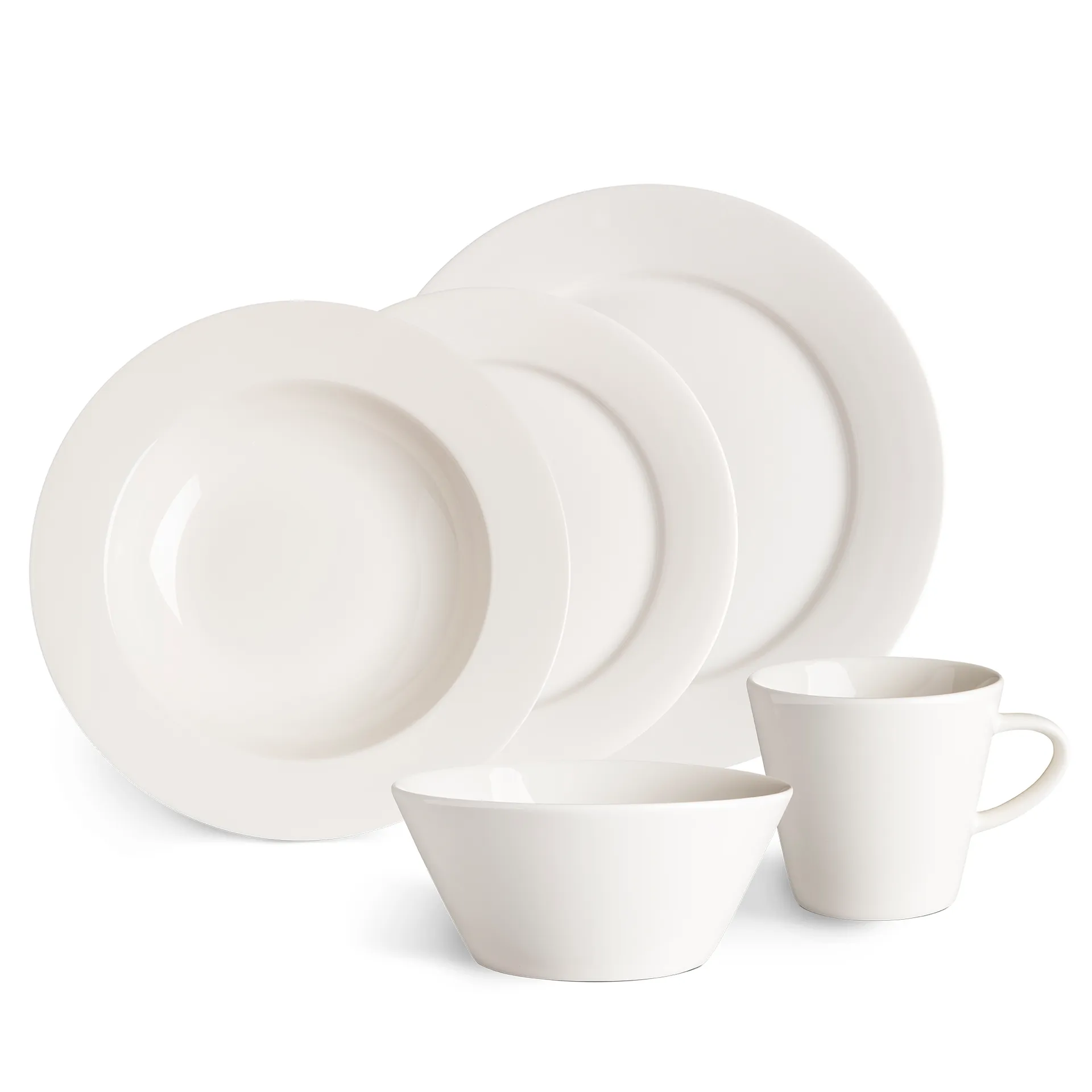 Kalk plate 28 cm, white Scandi Living