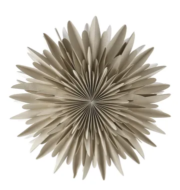 Luna advent star beige with dots - 60 cm - Scandi Living