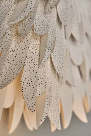 Luna advent star white with dots - 60 cm - Scandi Living