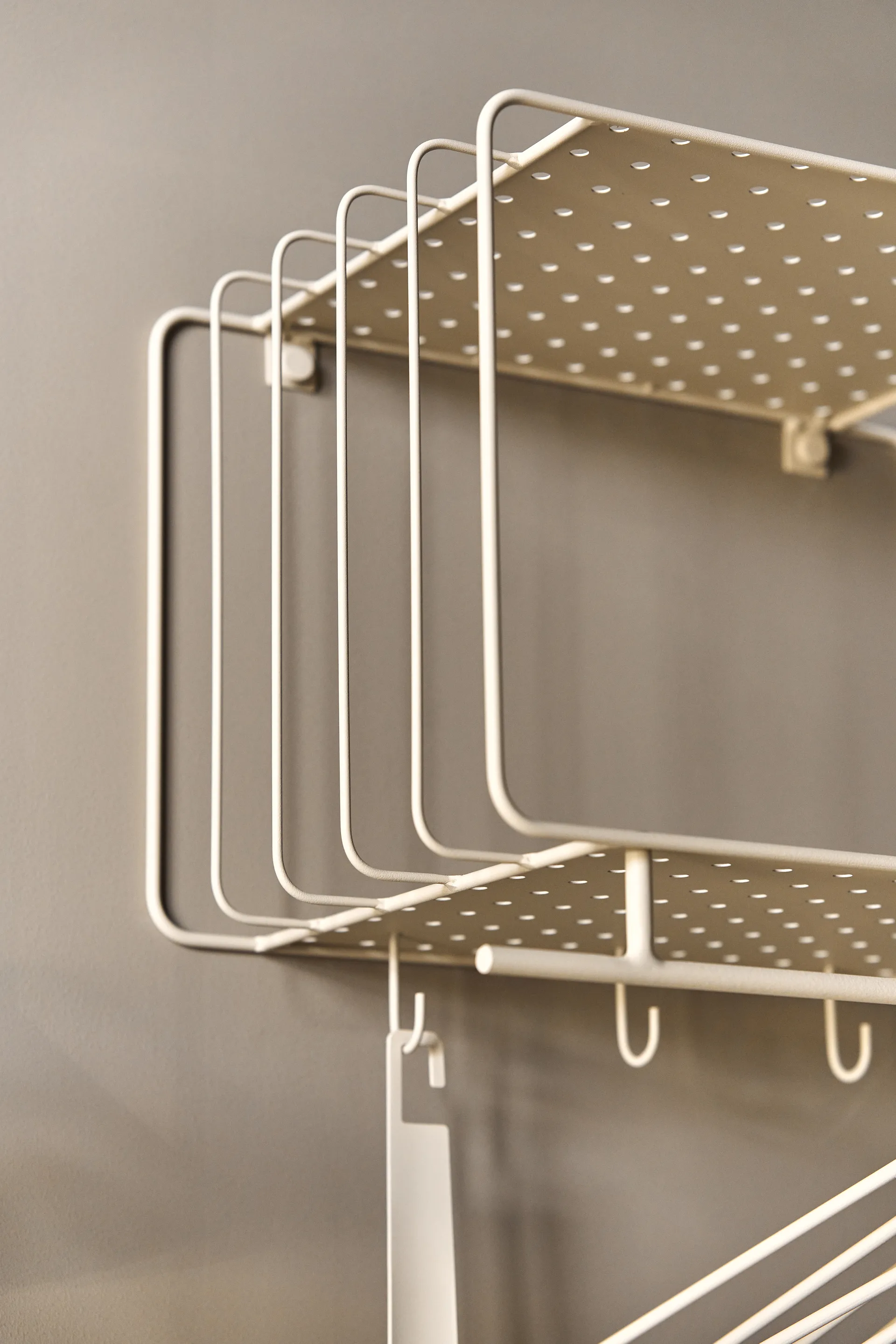 Nod hat rack 90 cm, Beige Scandi Living
