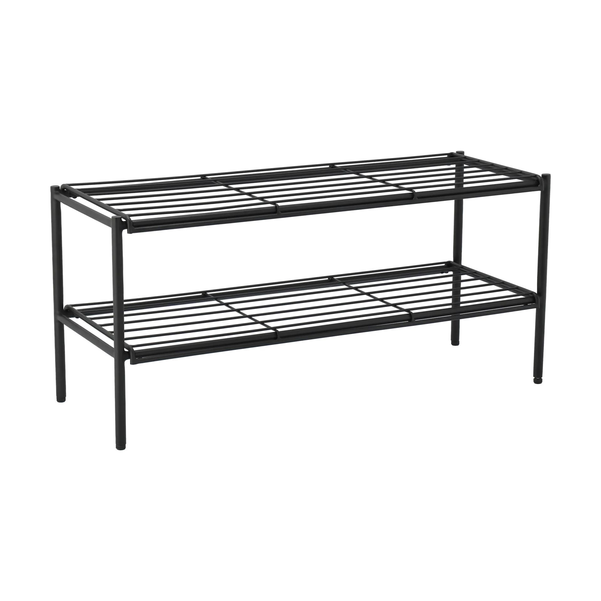 Nod shoe rack 80x30x37 cm, Black Scandi Living