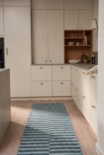 Path runner rug - Ocean blue, 70x250 cm - Scandi Living