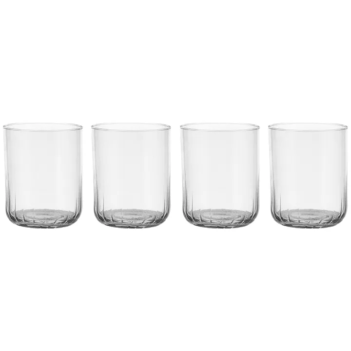 Pristine tumbler glass 37 cl 4-pack - Clear - Scandi Living
