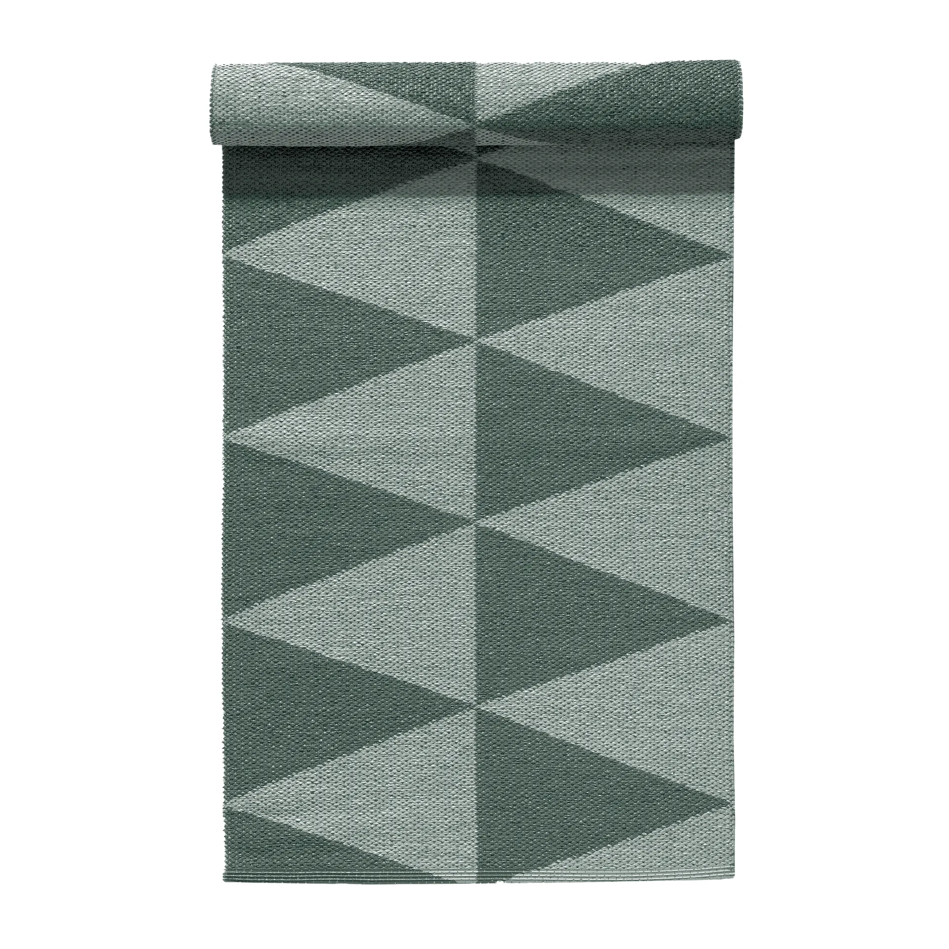 Rime plastic rug green, 70x150cm Scandi Living