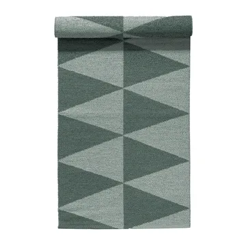 Rime plastic rug green - 70x250cm - Scandi Living