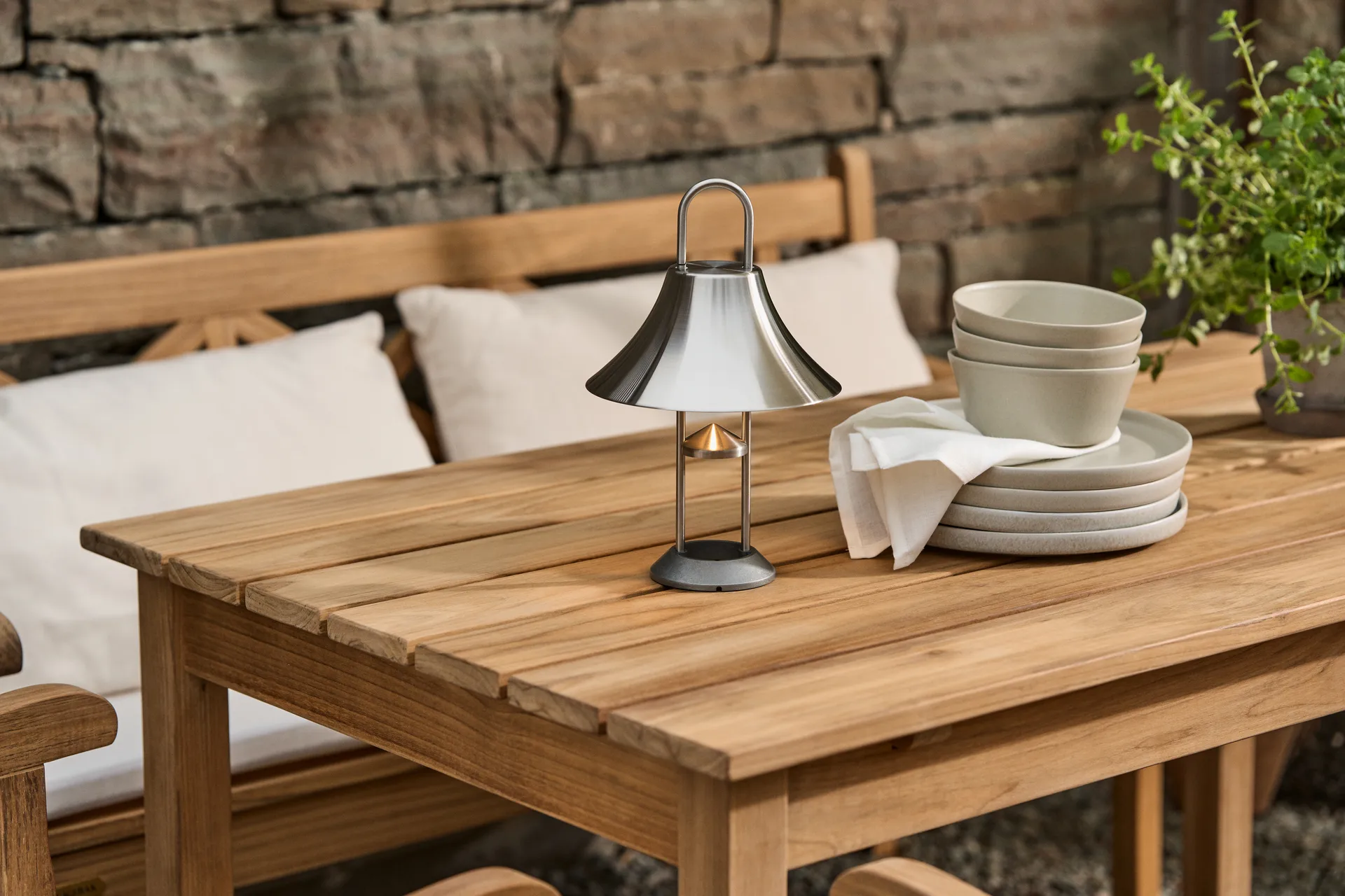 Sandsbro dinner plate light grey, Ø26 cm, 6-pack Scandi Living