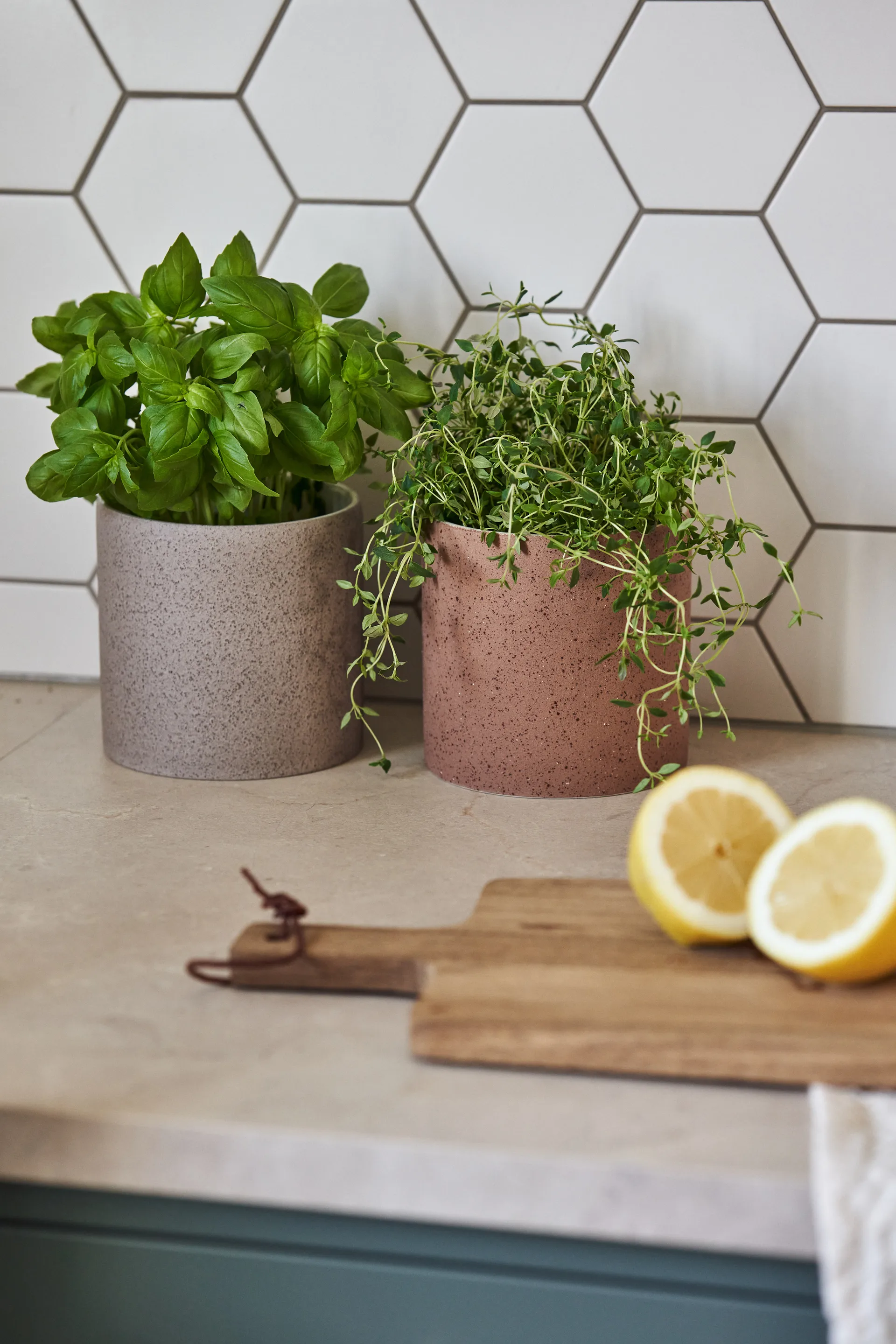 Speckled pot Ø12 cm, Rust Scandi Living