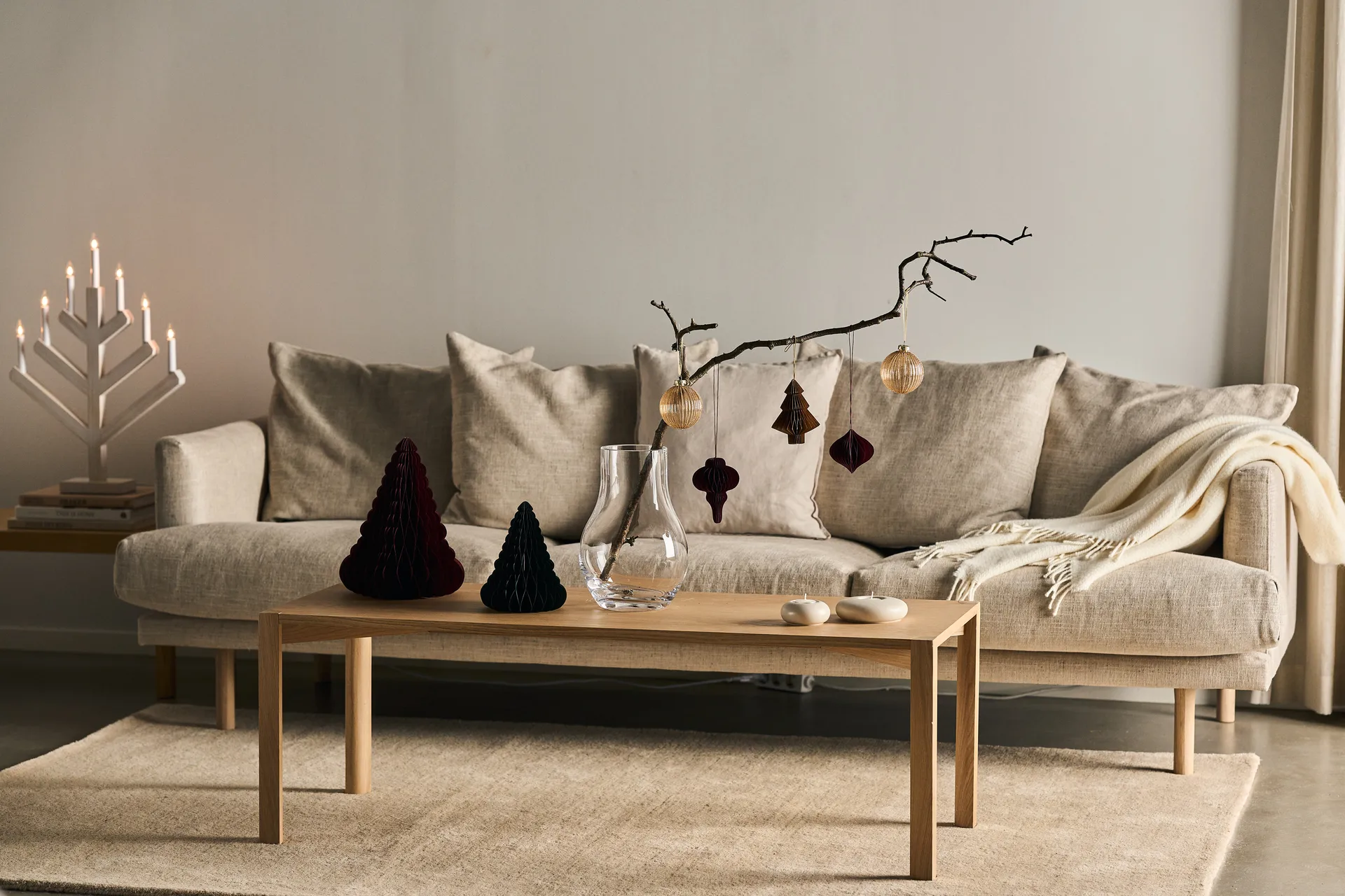 Spira baubles 4-pack, Red Scandi Living