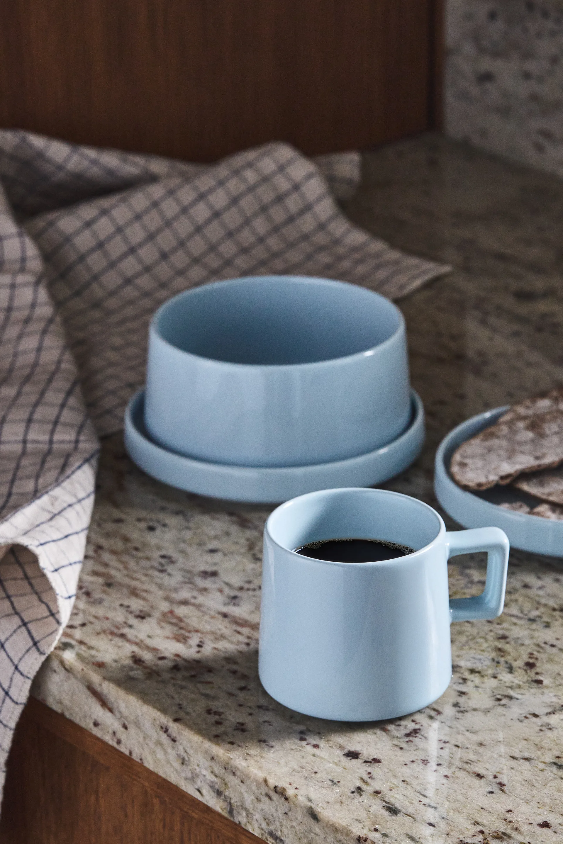 Taper Bowl Ø13,3 cm, Light blue Scandi Living