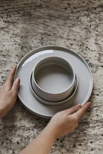 Taper breakfast set 12 pieces - Light grey - Scandi Living