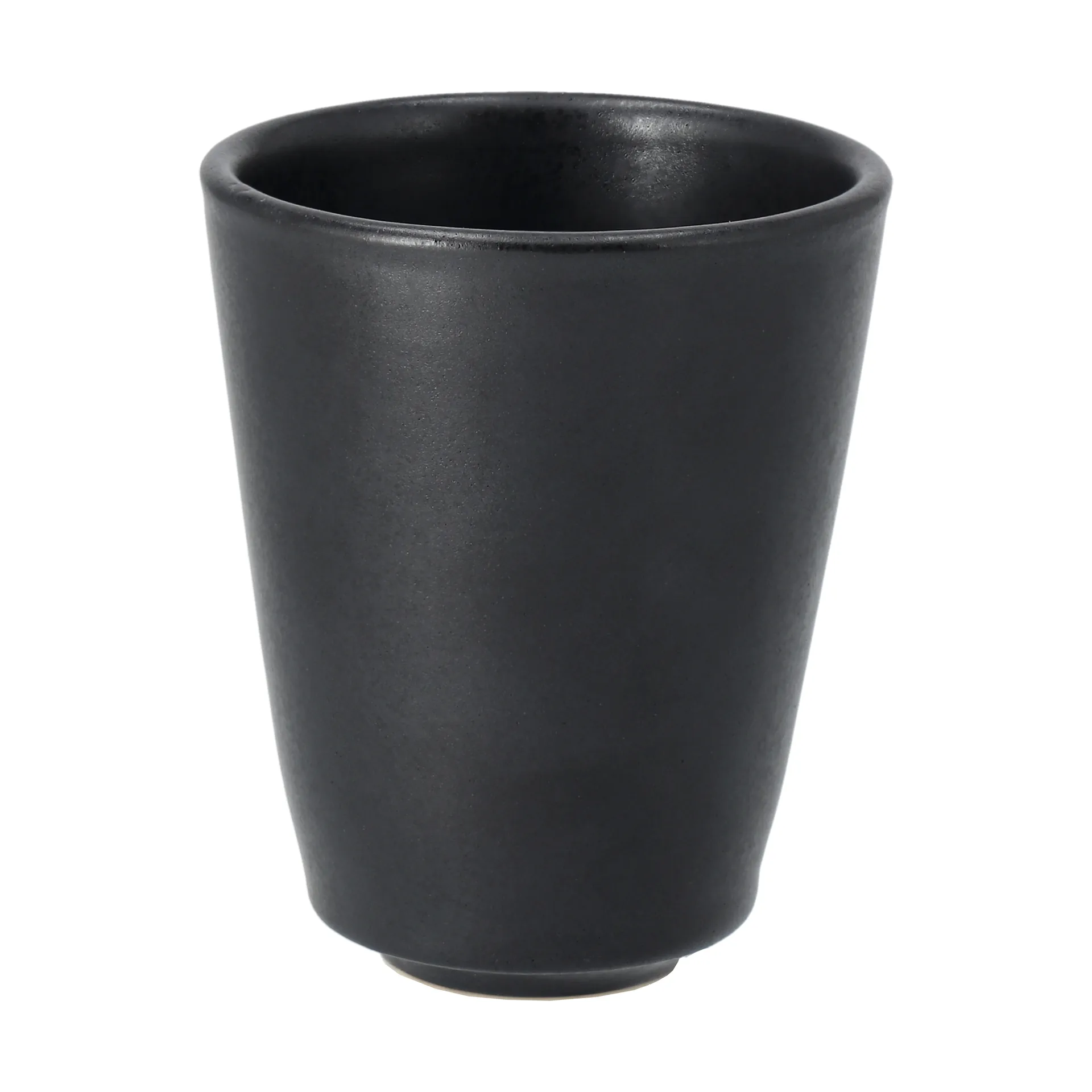 Terra cappuccino cup, Black stoneware, 14,5 cl Scandi Living