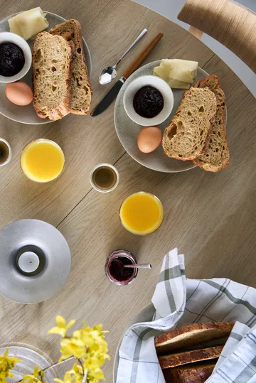 Terra side plate - Beige stoneware, Ø22 cm - Scandi Living