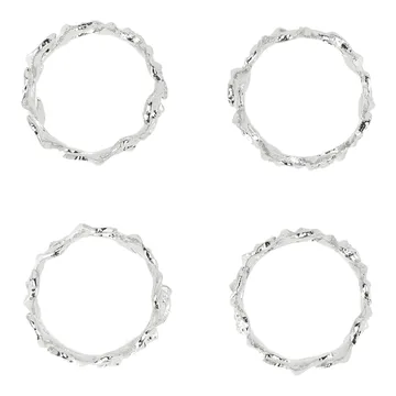 Vine napkin ring Ø4,7 cm 4-pack - Zinc alloy - Scandi Living