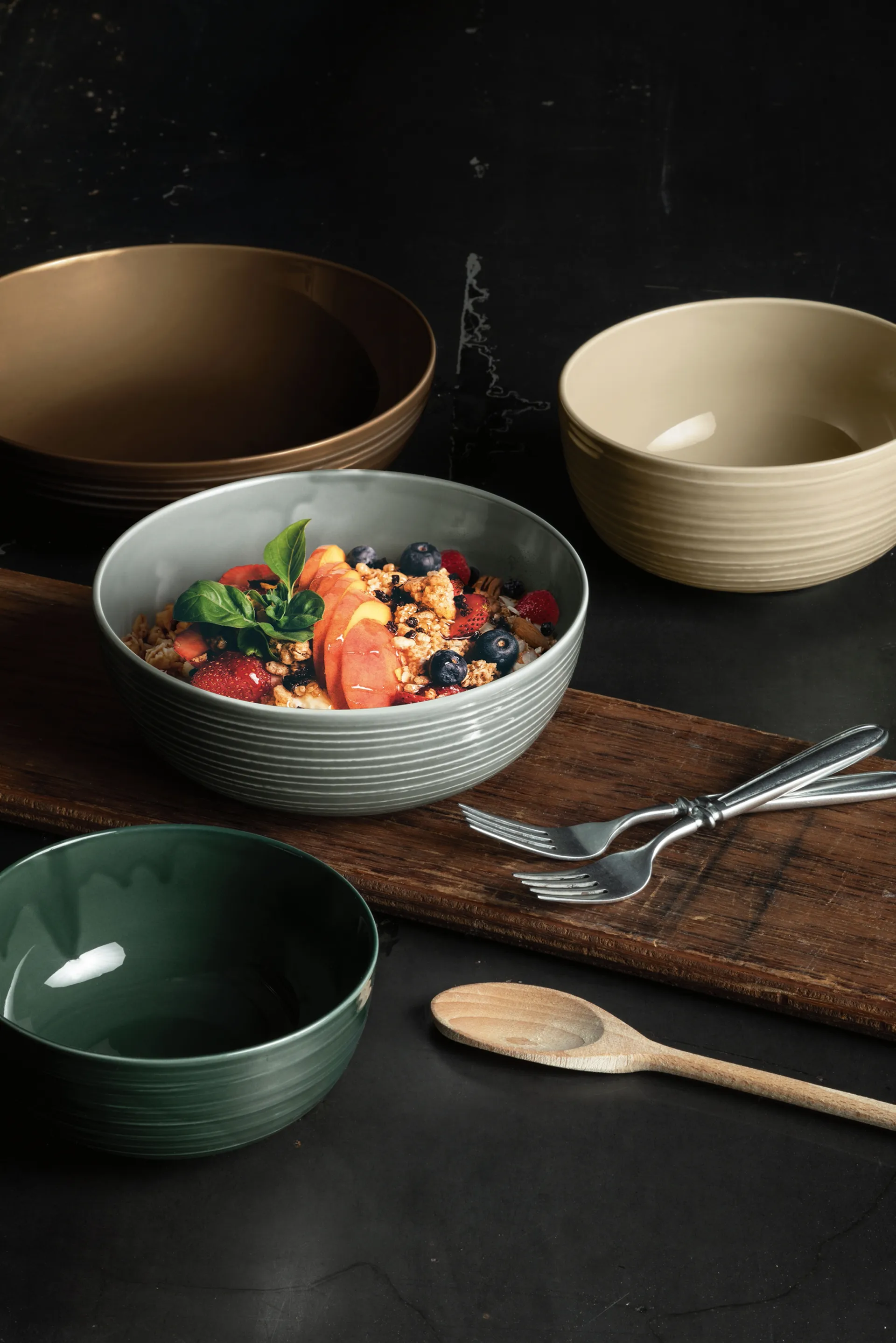 Terra bowl Ø15 cm 4-pack, Pearl Grey Seltmann Weiden