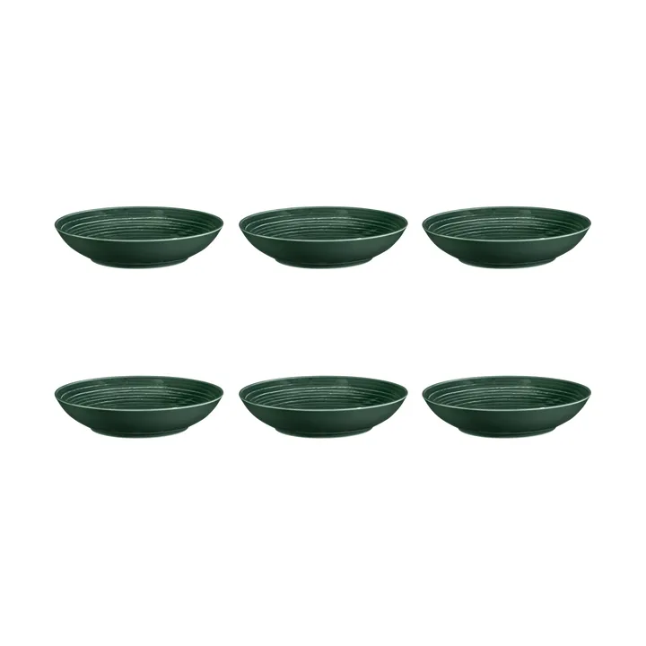 Terra deep plate Ø21.2 cm 6-pack - Moss green - Seltmann Weiden