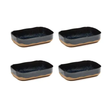 La Nouvelle Table extra deep saucer No5 L 4-pack - Dark blue - Serax
