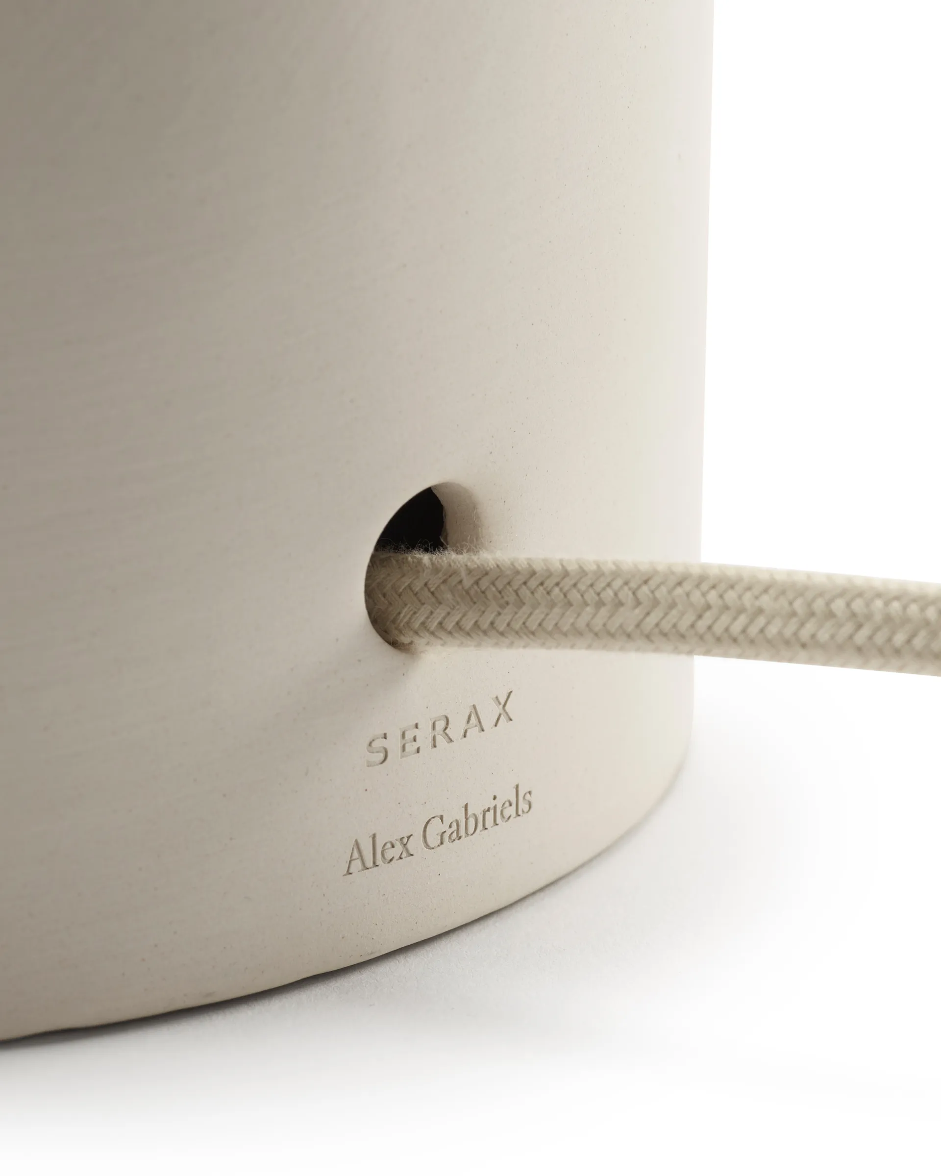 Nash table lamp, Beige Serax