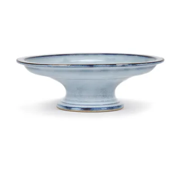 Pure cake plate glazed L 23.5 cm - Blue - Serax