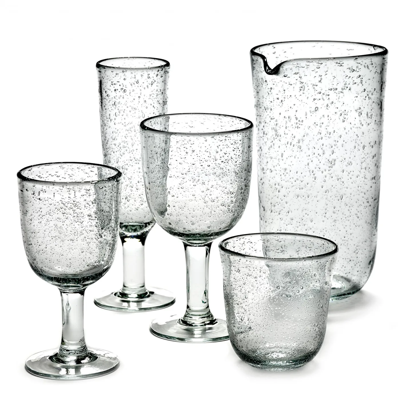 Pure Pascale white wine glass 4-pack clear Serax