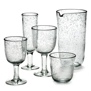 Pure Pascale white wine glass 4-pack clear - Serax