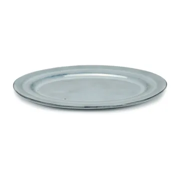 Pure serving bowl oval glazed - Blue - Serax