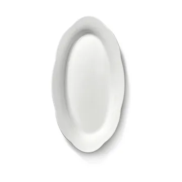 Silhouette oval deep plate S 10x18.5 cm 2-pack - White - Serax