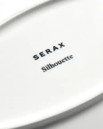 Silhouette oval plate L 21x30 cm 4-pack - White - Serax