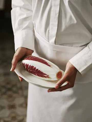 Silhouette oval plate M 15x24.5 cm 4-pack - White - Serax