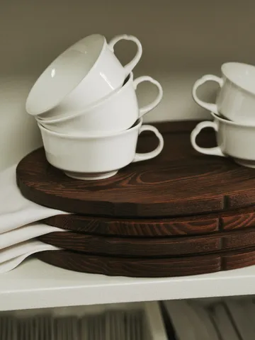 Silhouette oval tray 21x30 cm - Ash - Serax