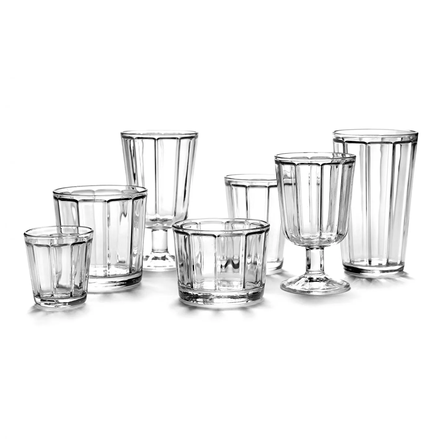 Surface drinking glass 4-pack 21 cl,  Serax
