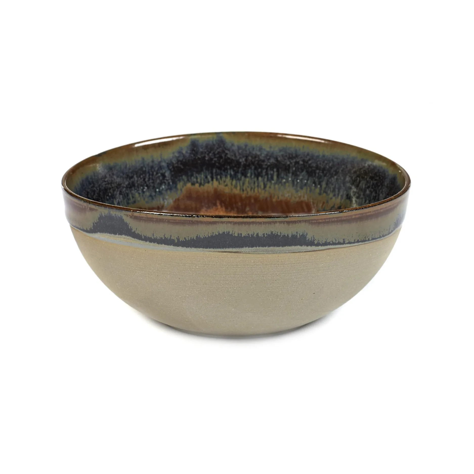 Surface serving bowl 15 cm, rusty brown Serax