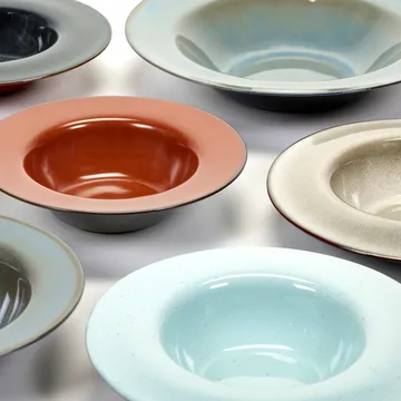 Terres de Rêves deep plate 21.3 cm - Light blue-smokey blue - Serax