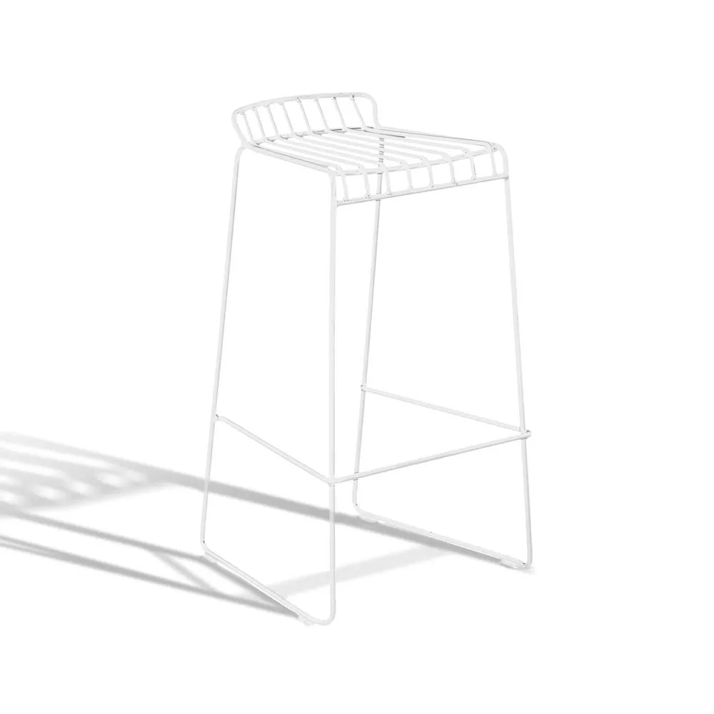 Resö bar chair, White, high Skargaarden